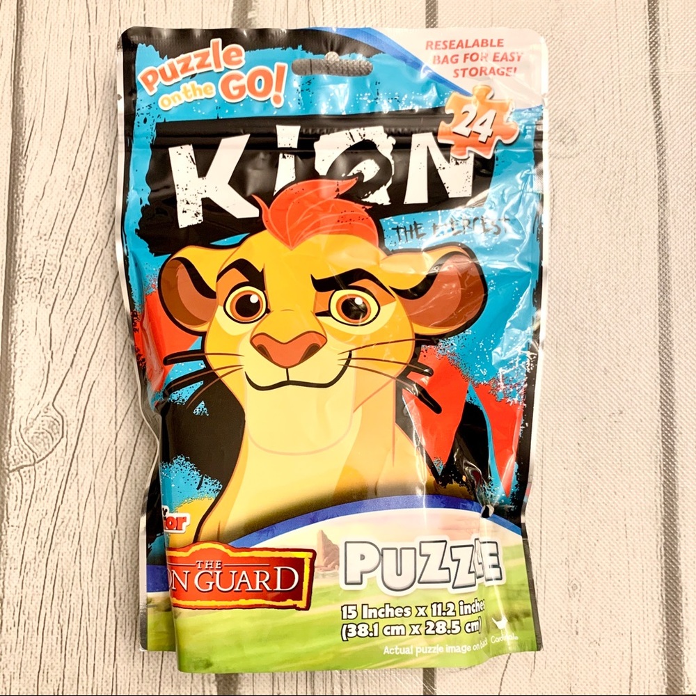 🔥2/10 Lion King On the Go puzzle 24 pieces NEW